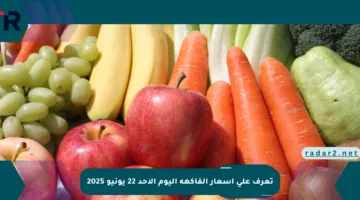 تعرف على أسعار الفاكهة اليوم الأحد 22 يونيو 2025
